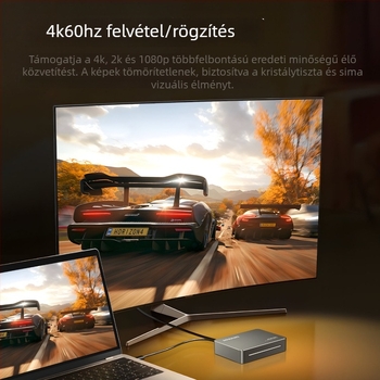 VC20max USB felvevőkártya 4K élő közvetítéshez - kompatibilis Switch/PS5 kamerával