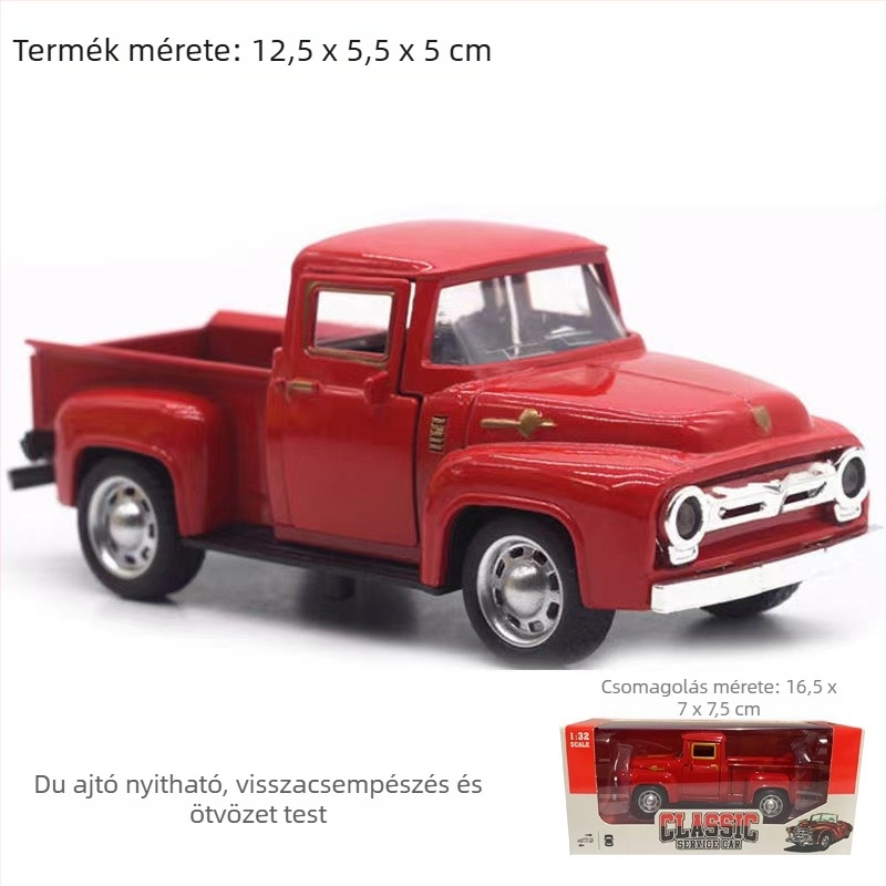 Ötvözetből készült autómodell, Shengrun, 1:32-es méretarány, inertiai vezérlés, 7–14 éveseknek