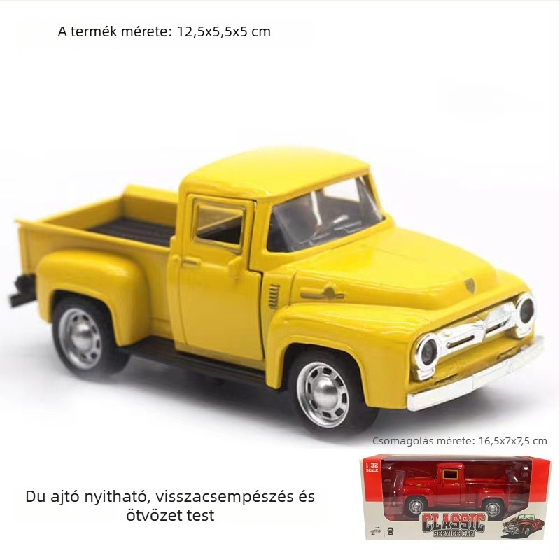 Ötvözetből készült autómodell, Shengrun, 1:32-es méretarány, inertiai vezérlés, 7–14 éveseknek