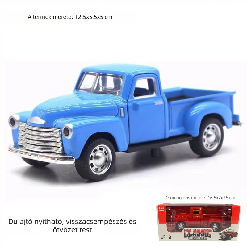 Ötvözetből készült autómodell, Shengrun, 1:32-es méretarány, inertiai vezérlés, 7–14 éveseknek