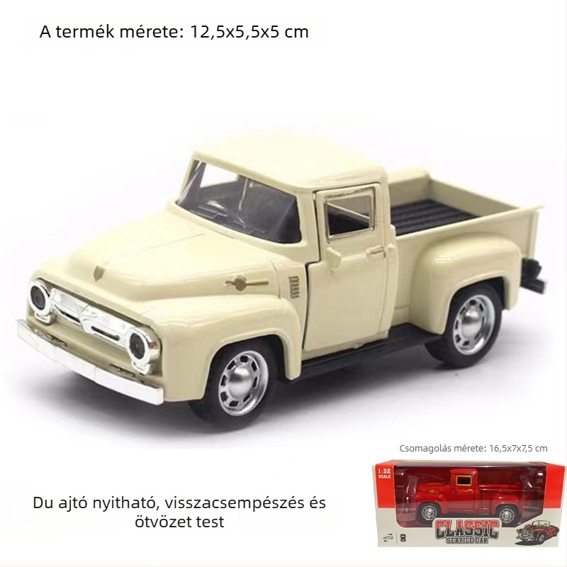 Ötvözetből készült autómodell, Shengrun, 1:32-es méretarány, inertiai vezérlés, 7–14 éveseknek