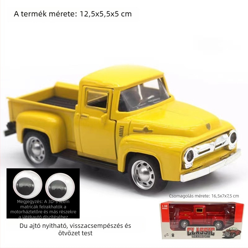 Ötvözetből készült autómodell, Shengrun, 1:32-es méretarány, inertiai vezérlés, 7–14 éveseknek