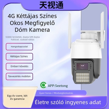 360° kültéri vízálló dóm kamera, HD, 4G – G31