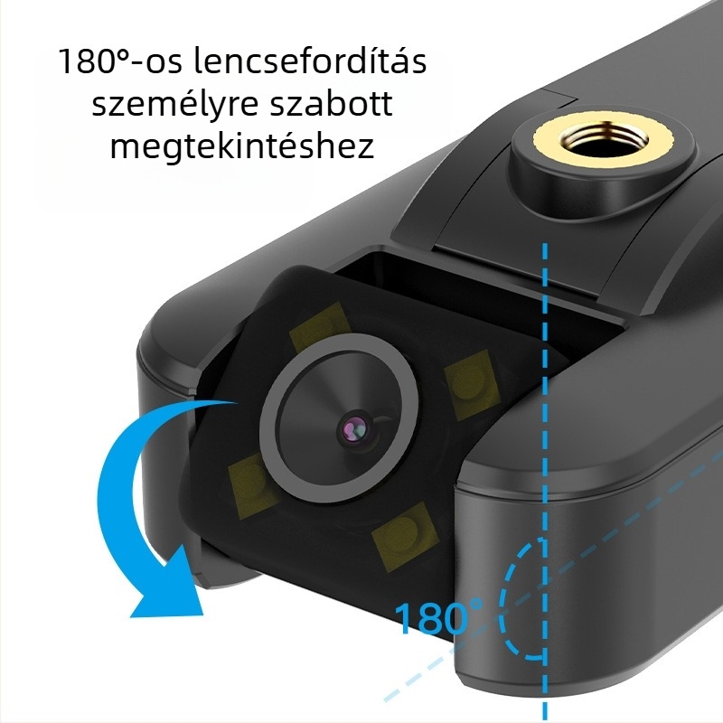 Rendvédelmi testkamera 4G-vel, ABS ház, kültéri használatra, 150 g