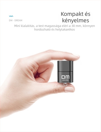 TF memóriakártyaolvasó USB 2.0, fém, beépített