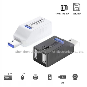 USB 3.0-s hub SD/TF kártyaolvasóval – 5 az 1-ben funkciós hub (Modell 334)