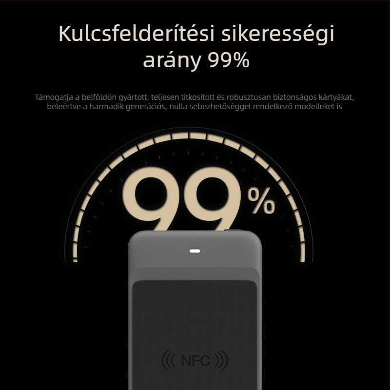Bluetooth NFC olvasó/író IC hozzáférési kártyákhoz – liftes és társasházi beléptető kártyák dekódolás és másolás