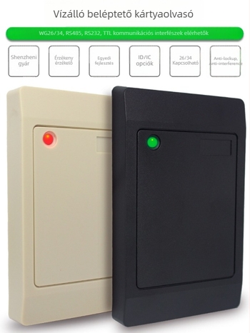 XR-R101 TTL IC kártyaolvasó NFC-vel és RF hozzáféréssel, RS485 és RS232 interfészekkel