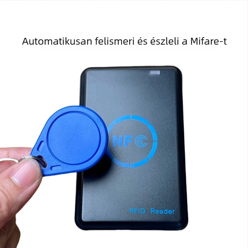 RFIC kártyaolvasó/író, RFID/NFC olvasó, NDEF URL írás, kártyaolvasó, Androidhoz drivert nem igényel