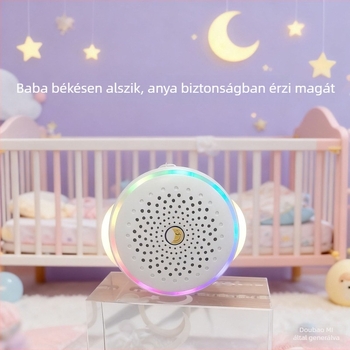 Hordozható fehér zaj alvó hangszóró kocka — 60 Hz–15 kHz, SNR ≥60 dB, 1 W, USB-üzemeltetés, beépített 300–500 mAh akkumulátor