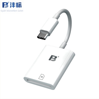 FB-OTG12s USB-C kártyaolvasó Androidhoz – SD-kártya támogatás, kamera fotók olvasása, USB 2.0 interfész