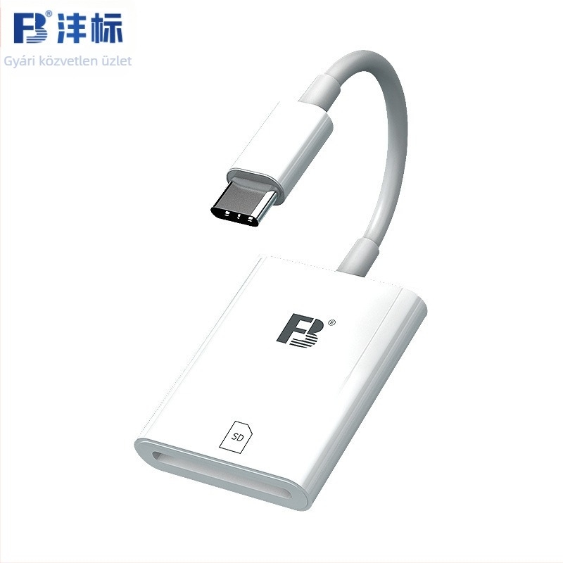 FB-OTG12s USB-C kártyaolvasó Androidhoz – SD-kártya támogatás, kamera fotók olvasása, USB 2.0 interfész