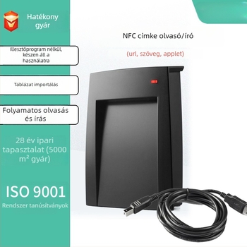 NFC tömeges olvasó/író USB meghajtó nélküli, SDK-vel - Magas frekvencia, észlelési távolság 1–5 cm, olvasási idő 0,5–3 s