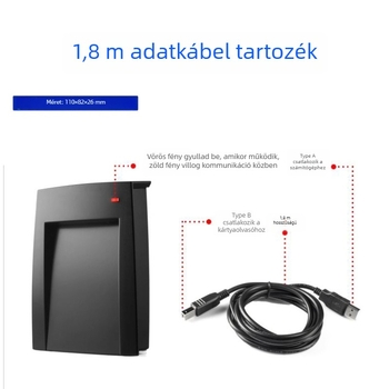 NFC tömeges olvasó/író USB meghajtó nélküli, SDK-vel - Magas frekvencia, észlelési távolság 1–5 cm, olvasási idő 0,5–3 s
