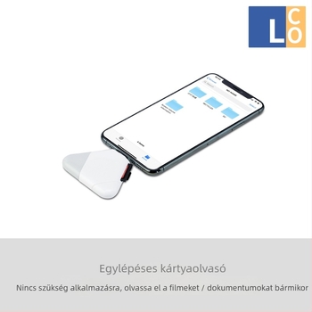 SKYLETTE Öt az egyben kártyaolvasó USB 3.0 SD/TF, Type-C 8-tűs interfész, számítógépekhez és mobil eszközökhöz