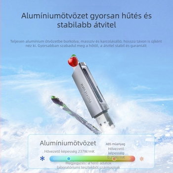 WG-520 USB 2.0 OTG kártyaolvasó – SD/TF memóriakártyákhoz, Lightning/USB interfész, alumínium ötvözet, kompatibilis Apple eszközökkel