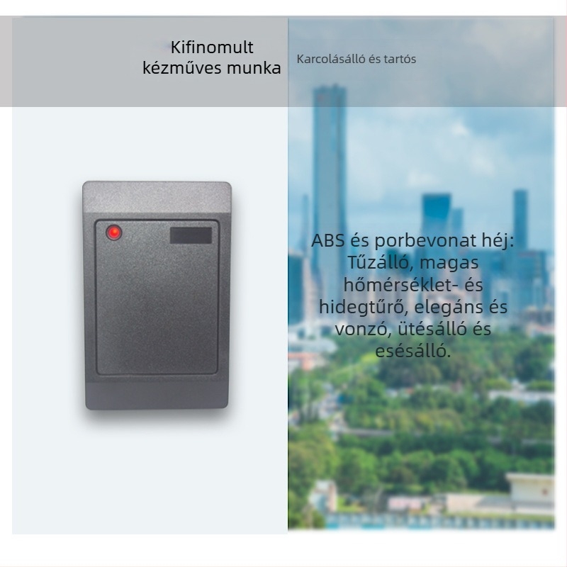 XIRUI XR-R101 vízálló érintés nélküli hozzáférési olvasó, WG26 / Wiegand 34, 13,56MHz/125kHz, ID/IC/NFC kártyákhoz