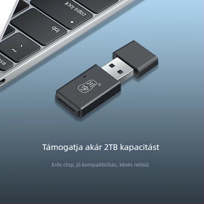 C308 USB 3.0 külső kártyaolvasó TF/microSD-hez – autó és PC