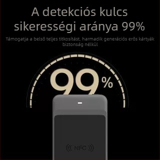 NFC olvasó-író dekriptáló és kártya másoló funkciókkal, 13,56 MHz és 125 kHz, Bluetooth Mo Xiaobai modell