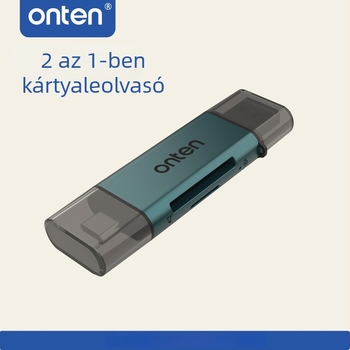 Oten Cr532 USB 2.0 SD/TF egyben kártyaolvasó USB-C és USB-A OTG-támogatással — OEM logó nyomtatás