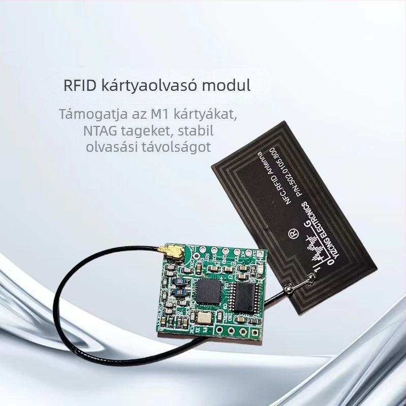 LR562D NFC kártyaolvasó-író külső FPC antenna – 2–3 cm érzékelési távolság, 13,56 MHz, 1K, M1 kártya támogatás