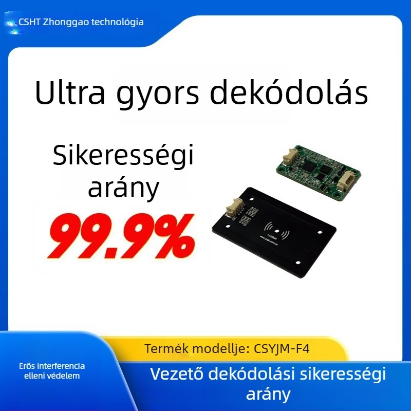 Beépített azonosító kártyaolvasó modul – USB 3.2, USB/TTL interfész, fém ház, modell 0503