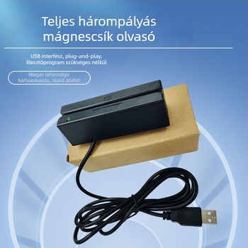YX-MSR600U Kontakttártyaolvasó mágnescsíkkal, IC és PSAM kártyákhoz