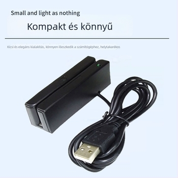 YX-MSR600U Kontakttártyaolvasó mágnescsíkkal, IC és PSAM kártyákhoz