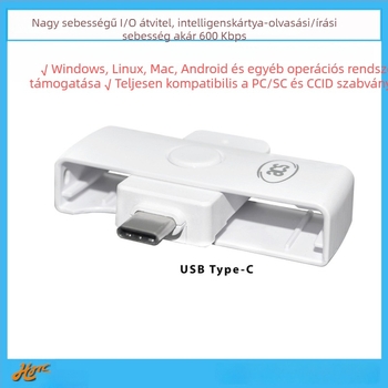 ACR39U-NF Hordozható USB-C EMV chipkártya olvasó és író