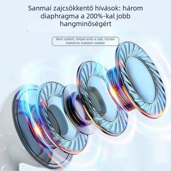 Érintésérzékelős Bluetooth vezeték nélküli fülhallgatók, sztereó hang, 15 m hatótáv, akkumulátor 0–4 óra