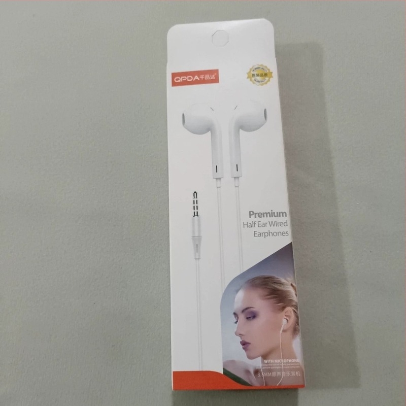 Fülhorgos, vezetékes headset hívásokhoz, 3,5 mm, sportos dizájn