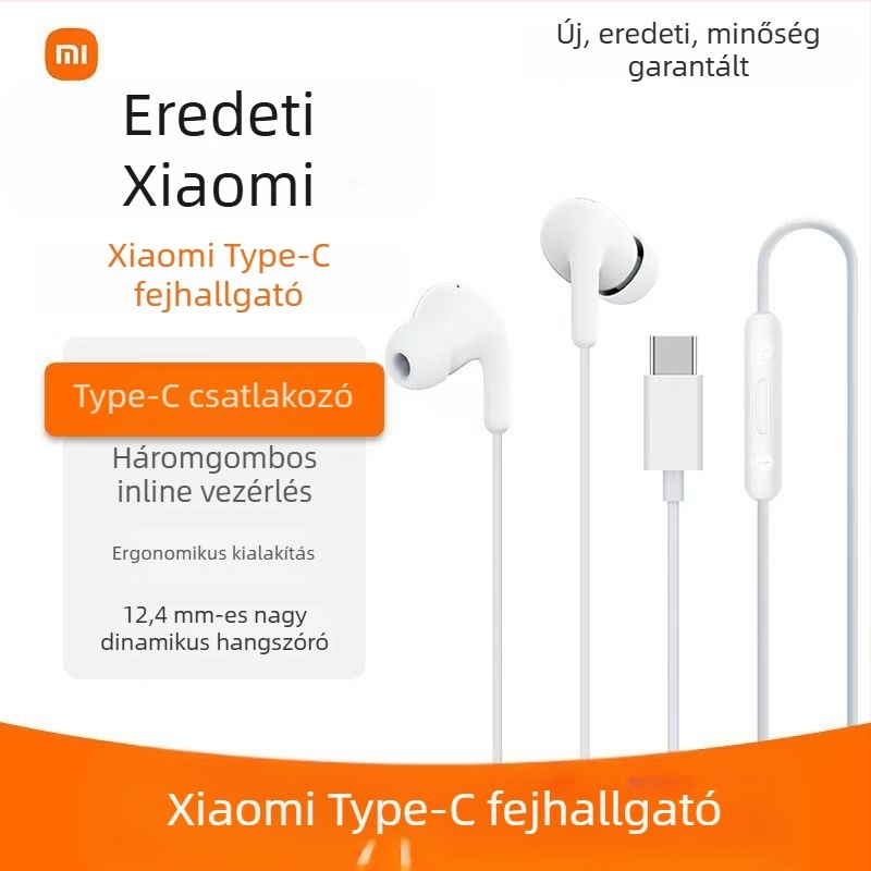 Xiaomi Type-C vezetékes in-ear fülhallgató mikrofonnal