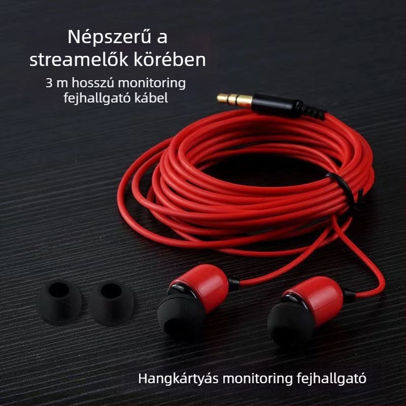 In-ear, vezetékes mikrofonos fülhallgató, modell U24, 20–20000 Hz, 32 Ω, 1,2 m kábel