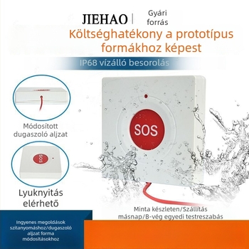 Vezetékes vízálló SOS gombház