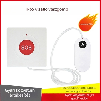 Vezetékes vízálló SOS gombház