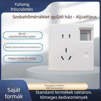 Ötlyukú aljzat ház PC tűzálló anyagból, rejtett szerelés, 10A