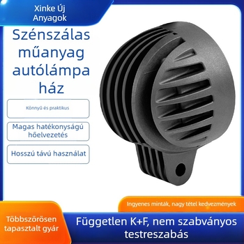 Autóvilágítási ház XK01 - grafit-karbon műanyag ötvözet, reflektorház és alsó világítási ház