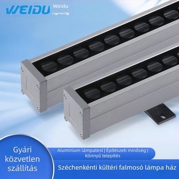 WD-X5158 LED falmosó lámpa ház — 36W, repülőgép-alumínium T6063, anodizált környezetbarát bevonat, vízálló kivitel, gyártás testreszabható