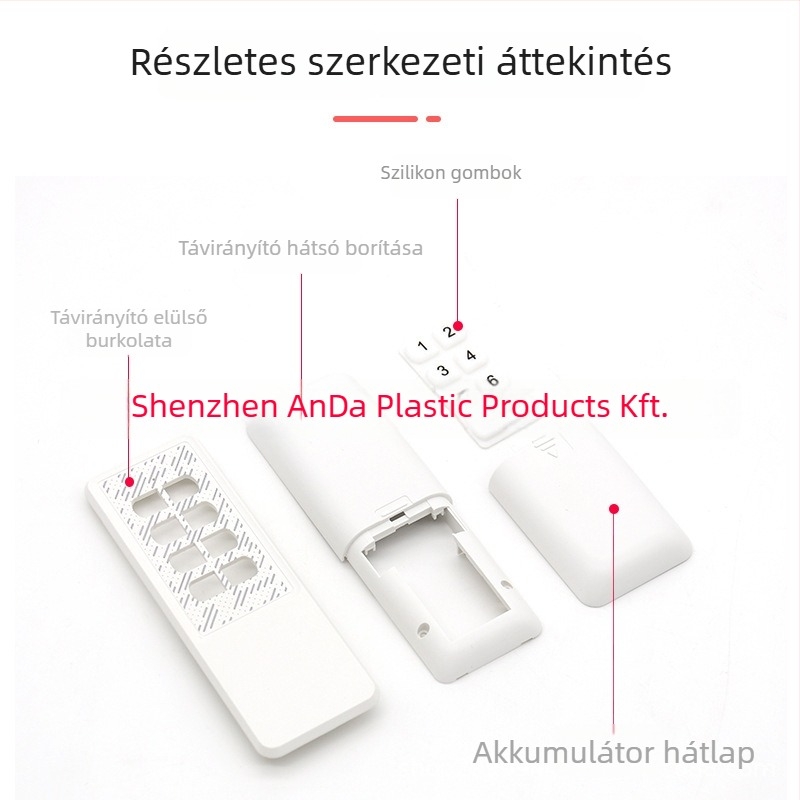 Távirányító ház természetes gumiból, formázó ház elektronikus eszközökhöz, Osztályozás: Távirányítóház, Import: Nem