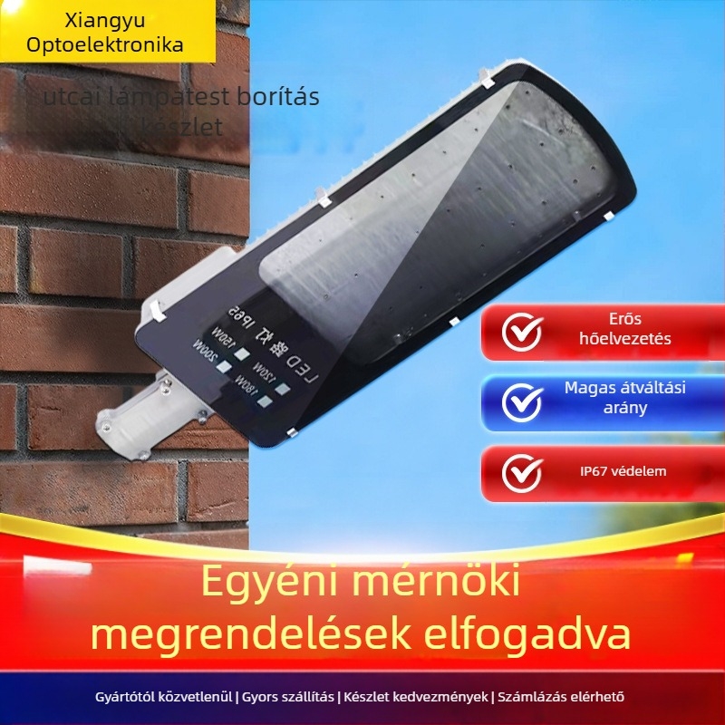 Jindou útvilágító lámpa burkolat – műanyag és fém ház, testreszabható, felületkezelt, Xiangyu Optoelectronics