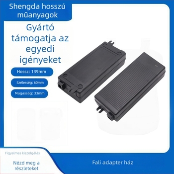 Töltőházi burkolat — PC/ABS+PC, asztali és fali rögzítés, dupla kimeneti kábelek, LED jelzőfény, Modell SDL-9139