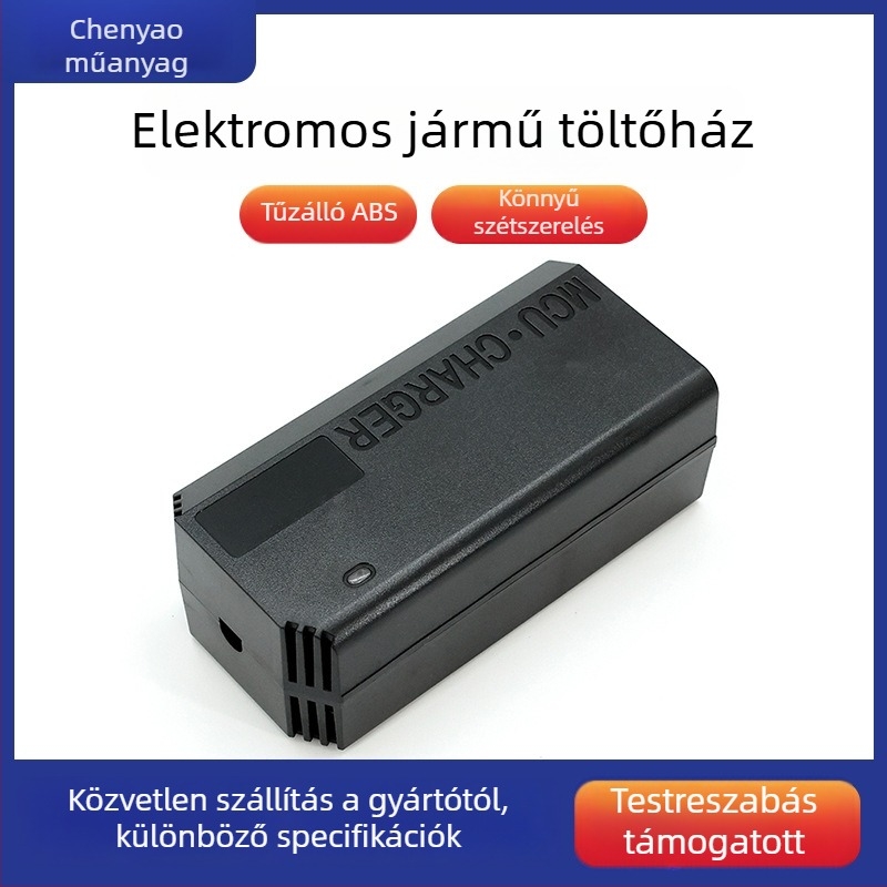ABS műanyag ház tápadapterhez, burkolat elektronikus eszközökhöz