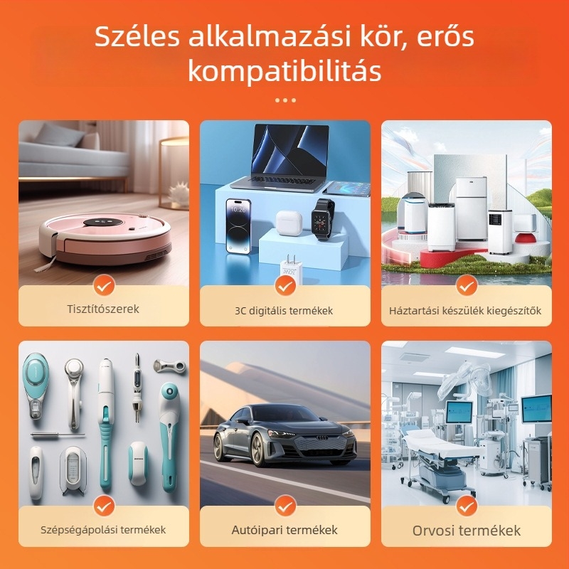 Műanyag tartó – ABS héj, egyedi formázott ház, injektált alkatrészek, háztartási készülékekhez
