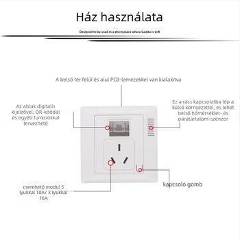 16A intelligens aljzat ház - tűzálló PC, elektronikus burkolat, márka Yihong