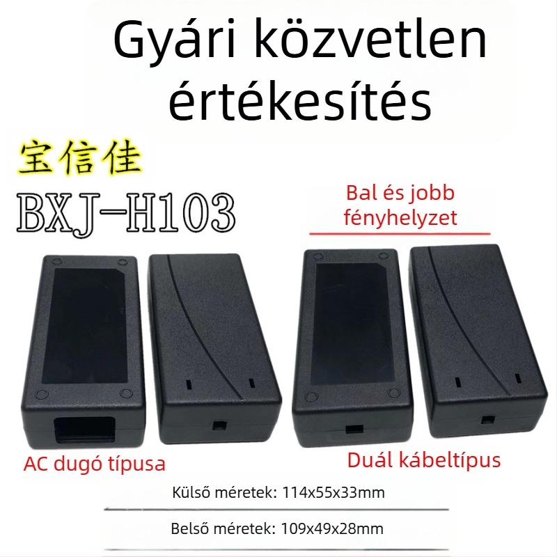 Baoxinjia kapcsolóüzemű tápegység ház, PC+ABS, modell 103