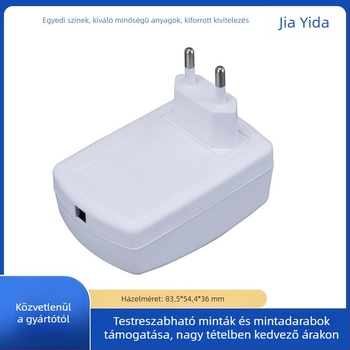 Töltőburkolat, modell 035, teknősbéka alak, PC+ABS anyag, US/EU dugaszoló csatlakozóhoz