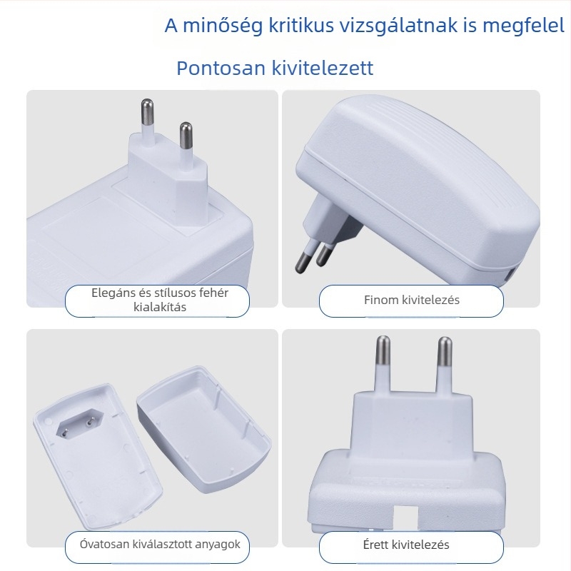 Töltőburkolat, modell 035, teknősbéka alak, PC+ABS anyag, US/EU dugaszoló csatlakozóhoz