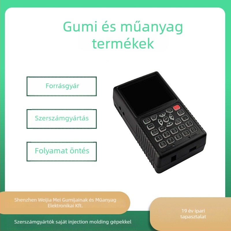 Személyre szabott elektronikus műszerház ABS műanyagból, modell 01, termékkód: Electronic instrument housing, típus: Electronic product shell, márka: Wjm