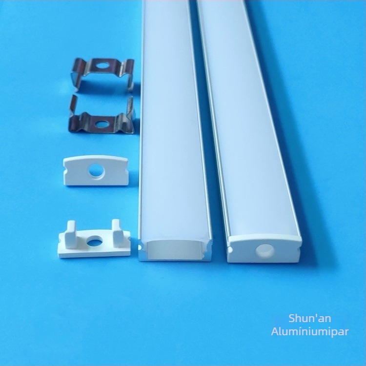 LED szekrényvilágítási kiegészítő műanyag házban, modell HD590-D, PC anyag, felületkezelés: műanyag injekciós öntés, kompatibilis LED fényforrással