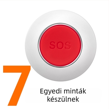 JJAN08 Egyszerű egygombos vészhelyzeti gombháza idős emberek hívórendszeréhez